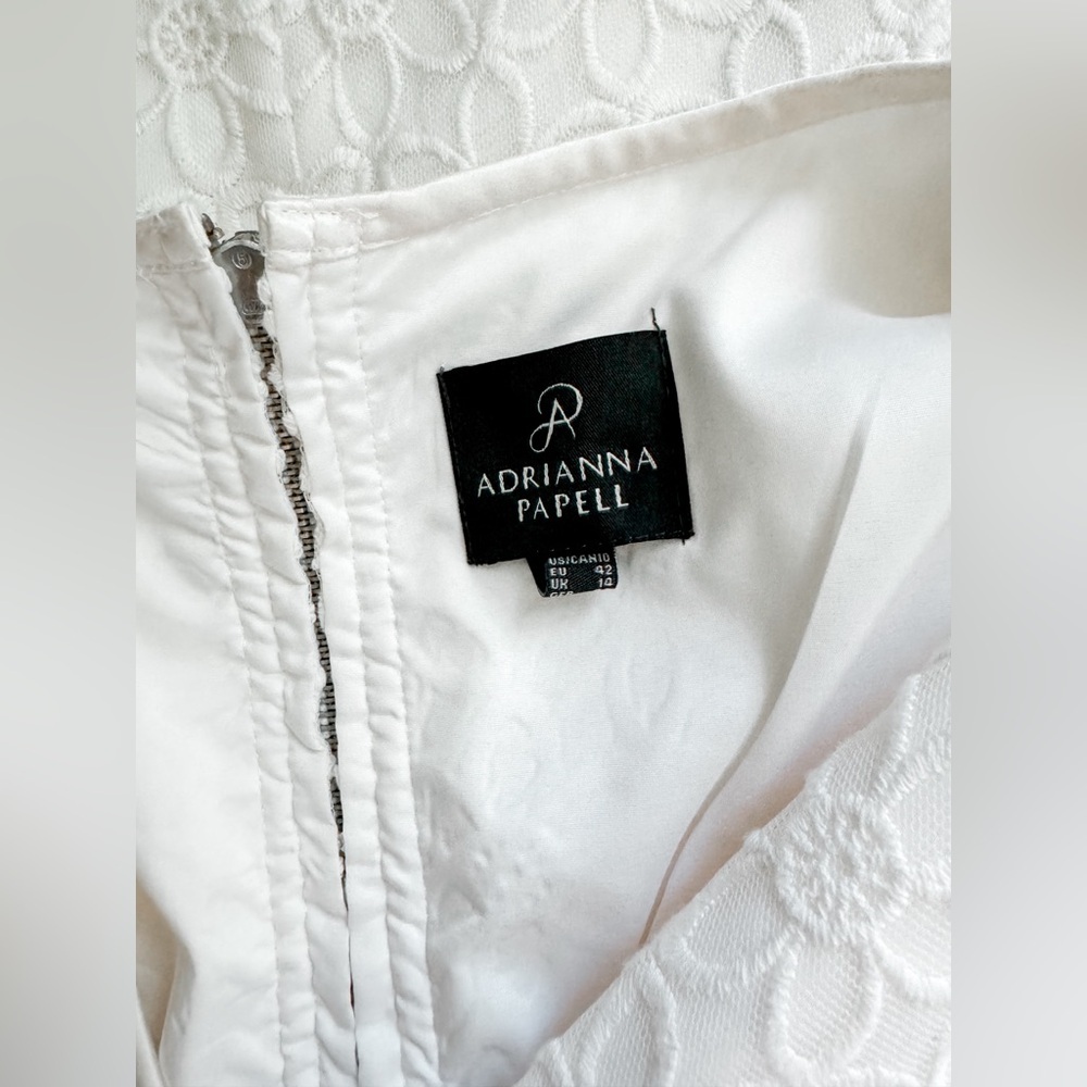 Adrianna Papell White Lace Dress - Picture 7 of 7